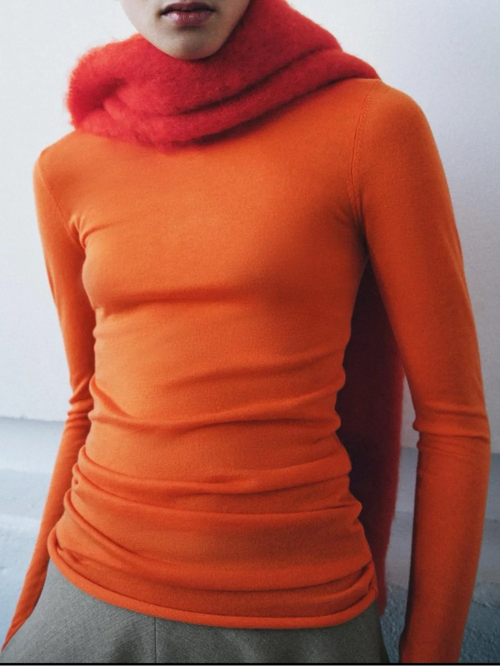 ZARA FINE KNIT WOOL JUMPER